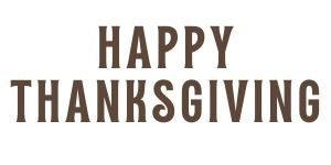 Happy Thanksgiving